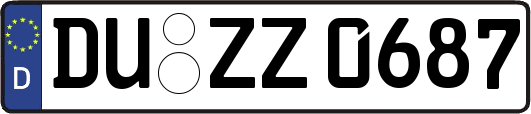 DU-ZZ0687
