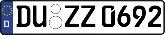 DU-ZZ0692
