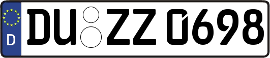 DU-ZZ0698