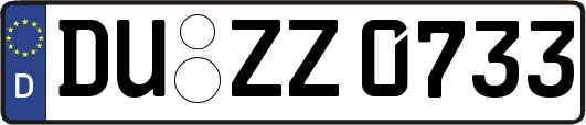 DU-ZZ0733