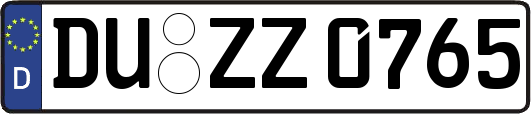 DU-ZZ0765