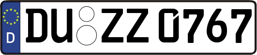 DU-ZZ0767
