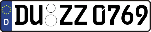 DU-ZZ0769