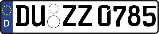 DU-ZZ0785