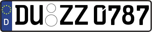 DU-ZZ0787