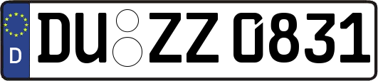 DU-ZZ0831