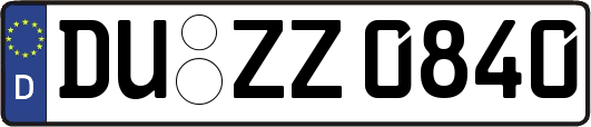 DU-ZZ0840