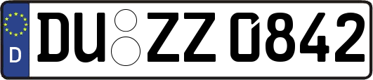DU-ZZ0842