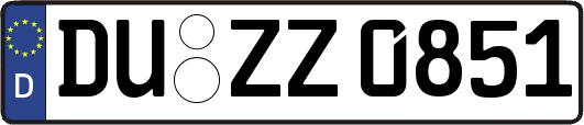 DU-ZZ0851