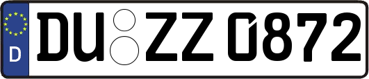 DU-ZZ0872