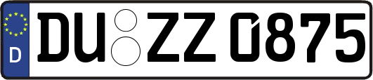 DU-ZZ0875