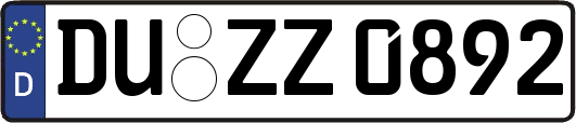 DU-ZZ0892