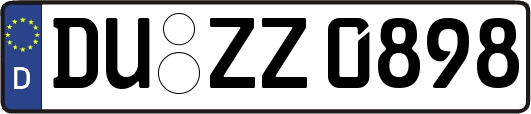 DU-ZZ0898