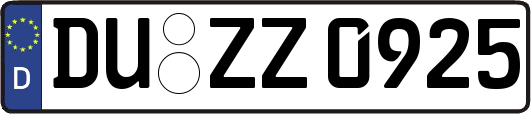 DU-ZZ0925