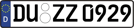 DU-ZZ0929