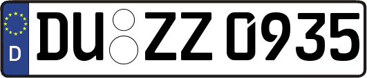 DU-ZZ0935