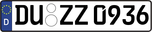 DU-ZZ0936