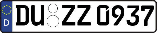 DU-ZZ0937