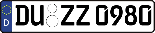 DU-ZZ0980