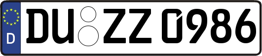 DU-ZZ0986