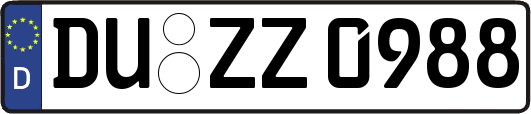 DU-ZZ0988