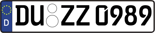 DU-ZZ0989