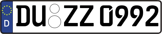 DU-ZZ0992