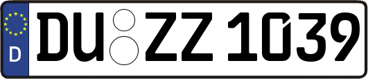 DU-ZZ1039