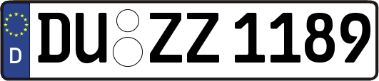 DU-ZZ1189