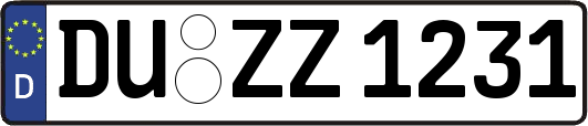 DU-ZZ1231