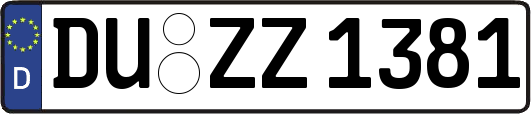 DU-ZZ1381