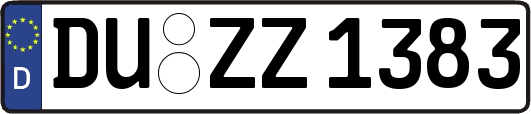 DU-ZZ1383