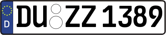 DU-ZZ1389