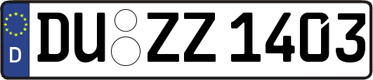 DU-ZZ1403