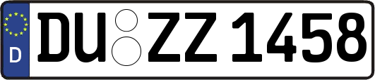 DU-ZZ1458