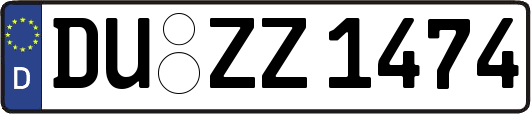 DU-ZZ1474
