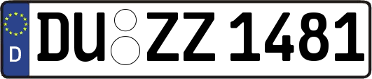 DU-ZZ1481