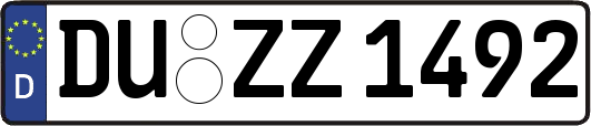 DU-ZZ1492