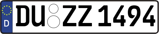 DU-ZZ1494