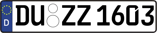 DU-ZZ1603