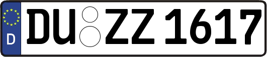 DU-ZZ1617