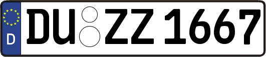 DU-ZZ1667