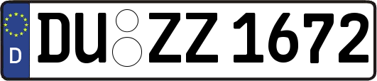 DU-ZZ1672