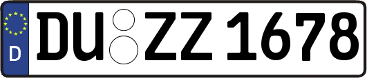 DU-ZZ1678