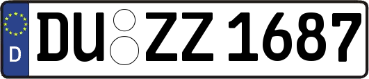 DU-ZZ1687