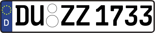 DU-ZZ1733