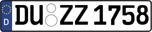 DU-ZZ1758