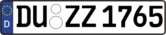 DU-ZZ1765