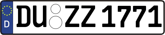 DU-ZZ1771