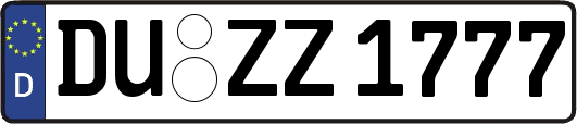 DU-ZZ1777